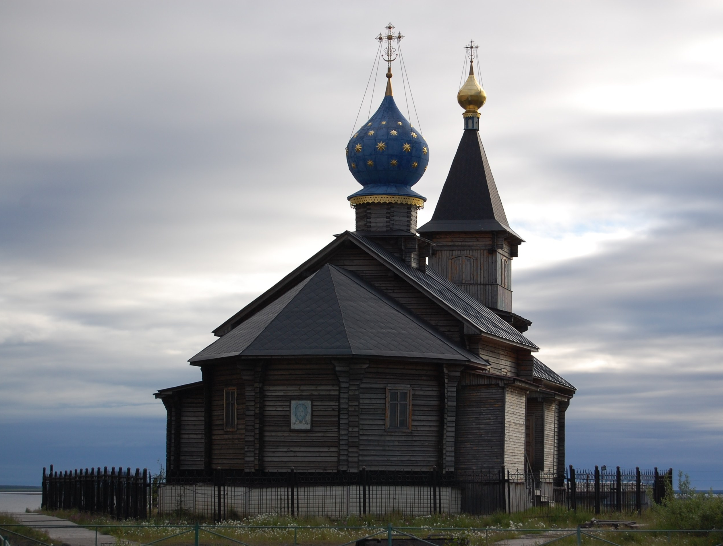 Rural Russian orthodox church