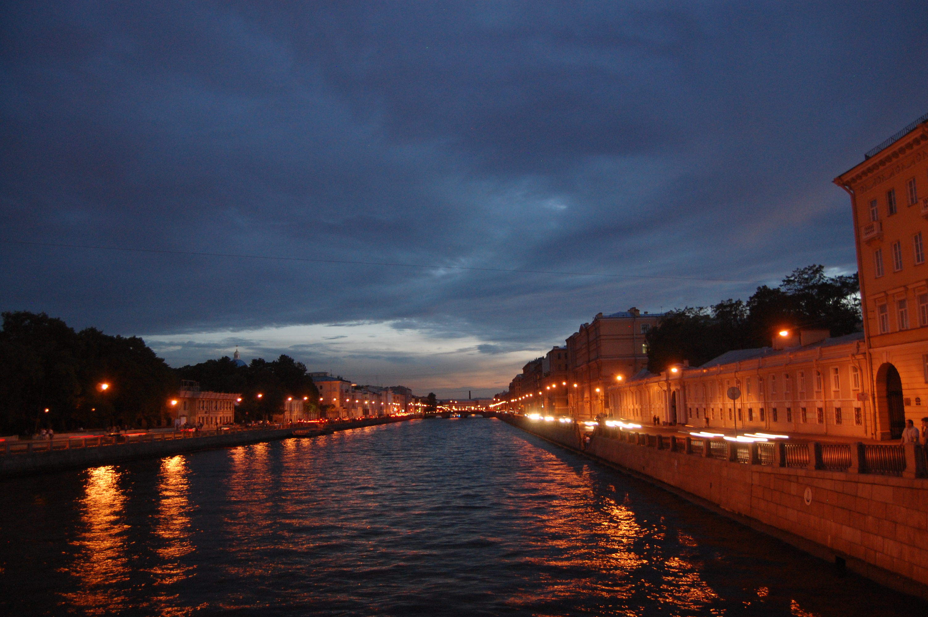 Photo of a St Petersburg canal